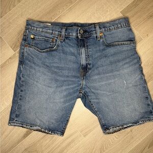 Levi’s 412 Men’s Blue Denim Slim Fit Shorts W36 9” Inseam